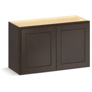 RELIABILT Parkstone II Wall Cabinet, Espresso Stained, 30" W, 2 Doors, Fully Assembled - 641404 | Lowe's Pro Supply